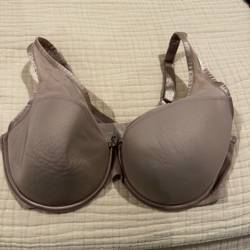 Victoria’s Secret Sheer Mesh Push Up Bra Curvy Couture
